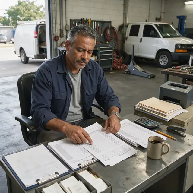 a workspace with time tracking reports, client invoices and accounts receivable aging summaries